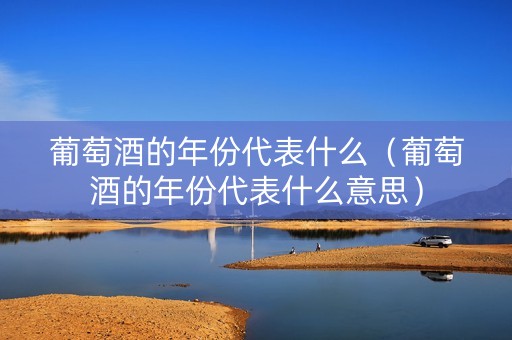 葡萄酒的年份代表什么（葡萄酒的年份代表什么意思）