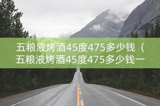 五粮液烤酒45度475多少钱（五粮液烤酒45度475多少钱一瓶）