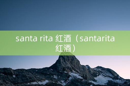 santa rita 红酒（santarita红酒）