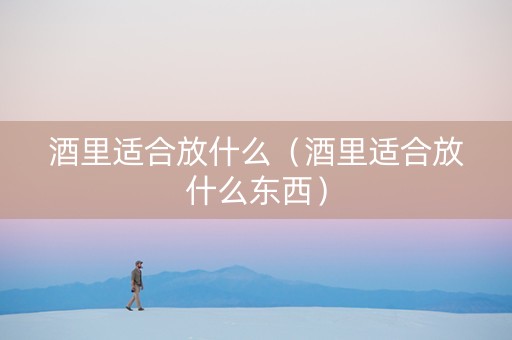 酒里适合放什么（酒里适合放什么东西）