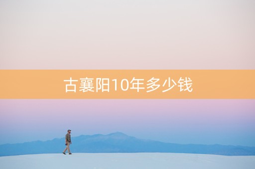 古襄阳10年多少钱