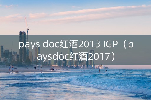 pays doc红酒2013 IGP（paysdoc红酒2017）