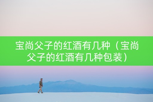 宝尚父子的红酒有几种（宝尚父子的红酒有几种包装）