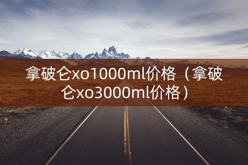 拿破仑xo1000ml价格（拿破仑xo3000ml价格）