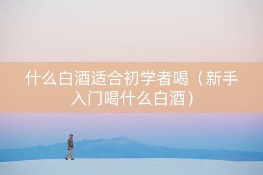 什么白酒适合初学者喝（新手入门喝什么白酒）